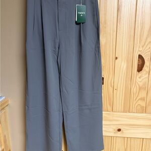 HALARA women’s  Wide-Leg Dress Pants in Slate Gray